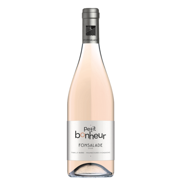Bouteille de vin rosé Petit Bonheur par Château Fonsalade
